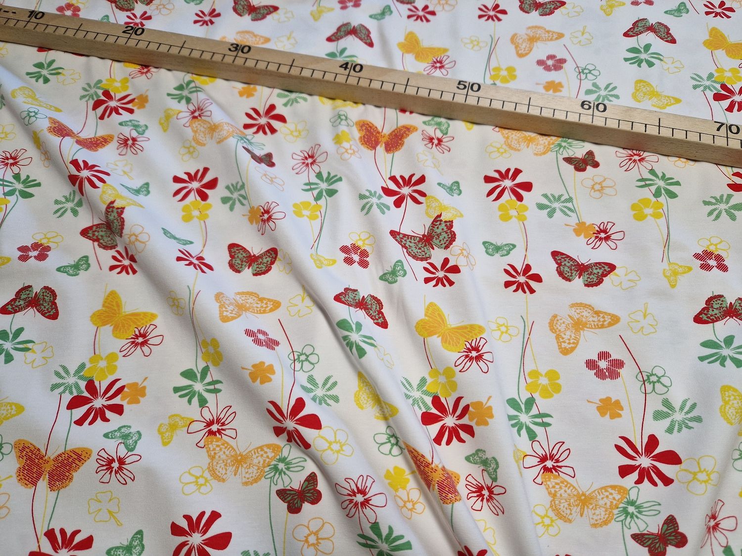 Jersey Schmetterlinge 120cm x 175cm  Jersey Schmetterlinge 120cm x 175cm