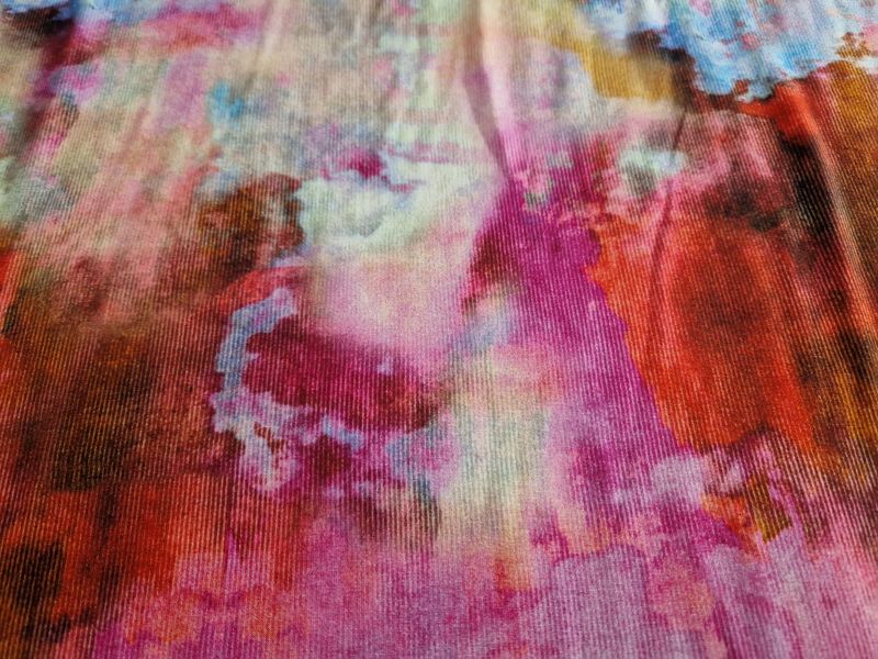 Jersey Viskose Splash roze 168cm x 175cm breit Jersey Viskose Splash roze 168cm x 175cm breit