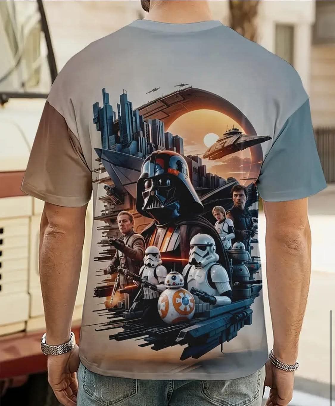 Sommersweat Star Wars Panele 90x180cm  Sommersweat Star Wars Panele 90x180cm