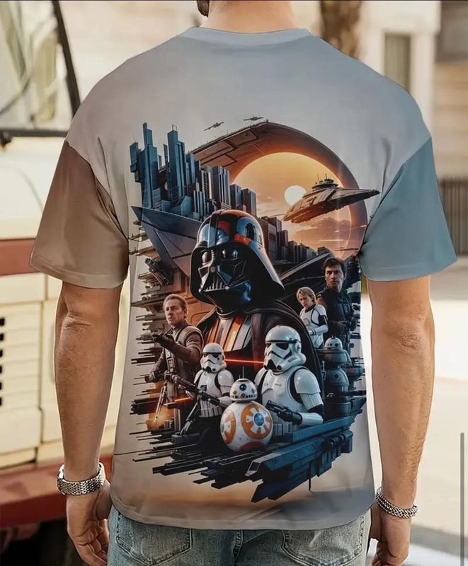 Sommersweat Star Wars Panele 90x180cm Sommersweat Star Wars Panele 90x180cm