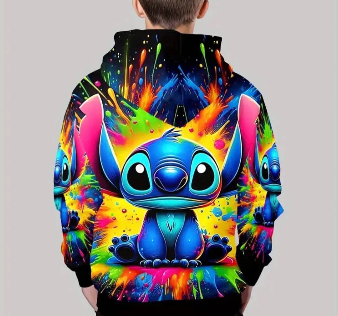 Sommersweat Stitch bunt Panele 77x180cm