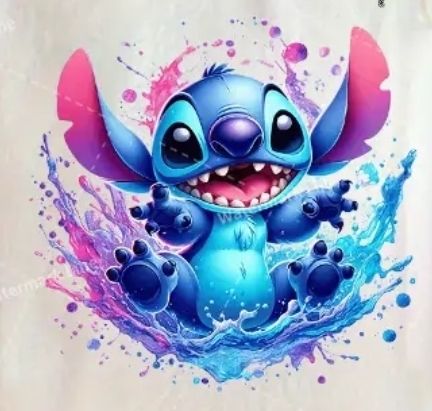 Bügelbild Stitch 22cm hoch Nr.2