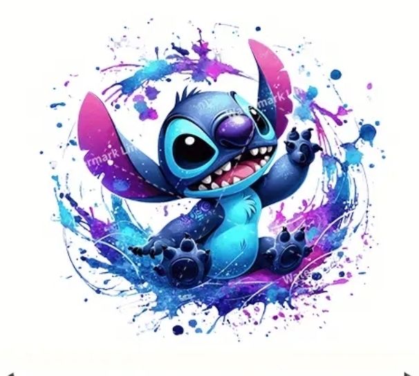 Bügelbild Stitch 22cm hoch Nr.4