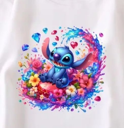 Bügelbild Stitch 22cm hoch Nr.8