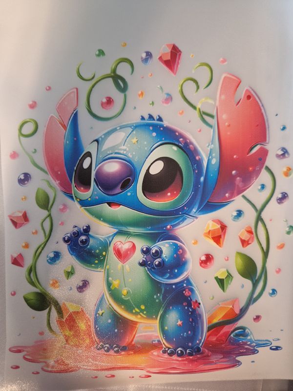 Bügelbild Stitch 22cm hoch Nr.9