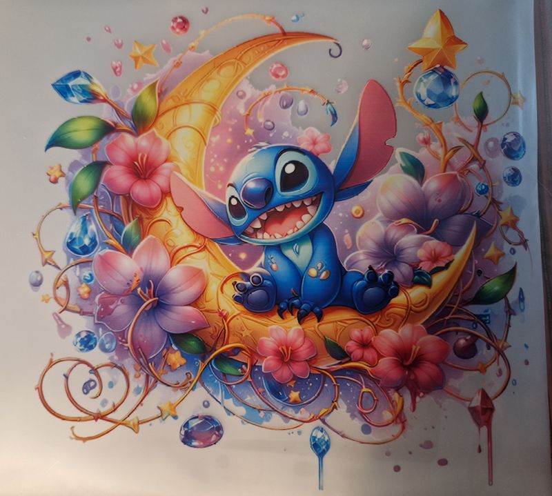 Bügelbild Stitch 22cm hoch Nr.12