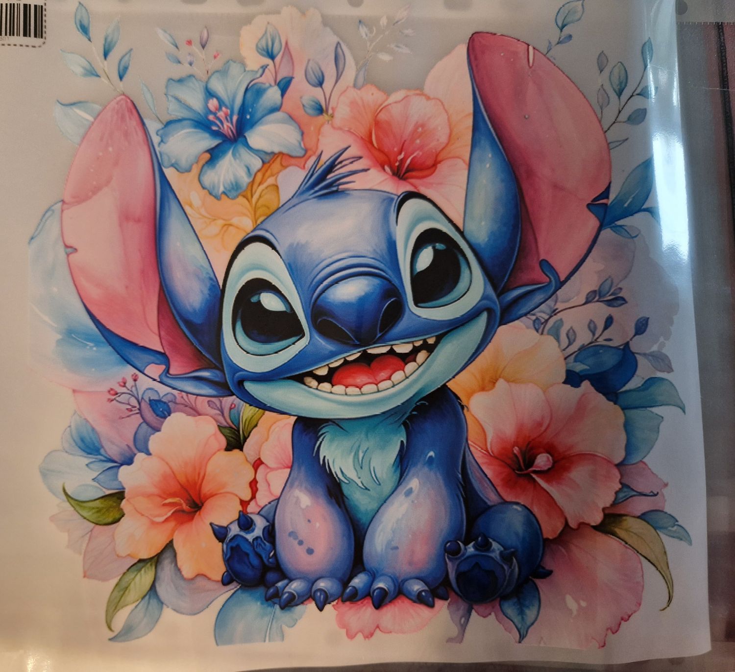 Bügelbild Stitch 22cm hoch Nr.14