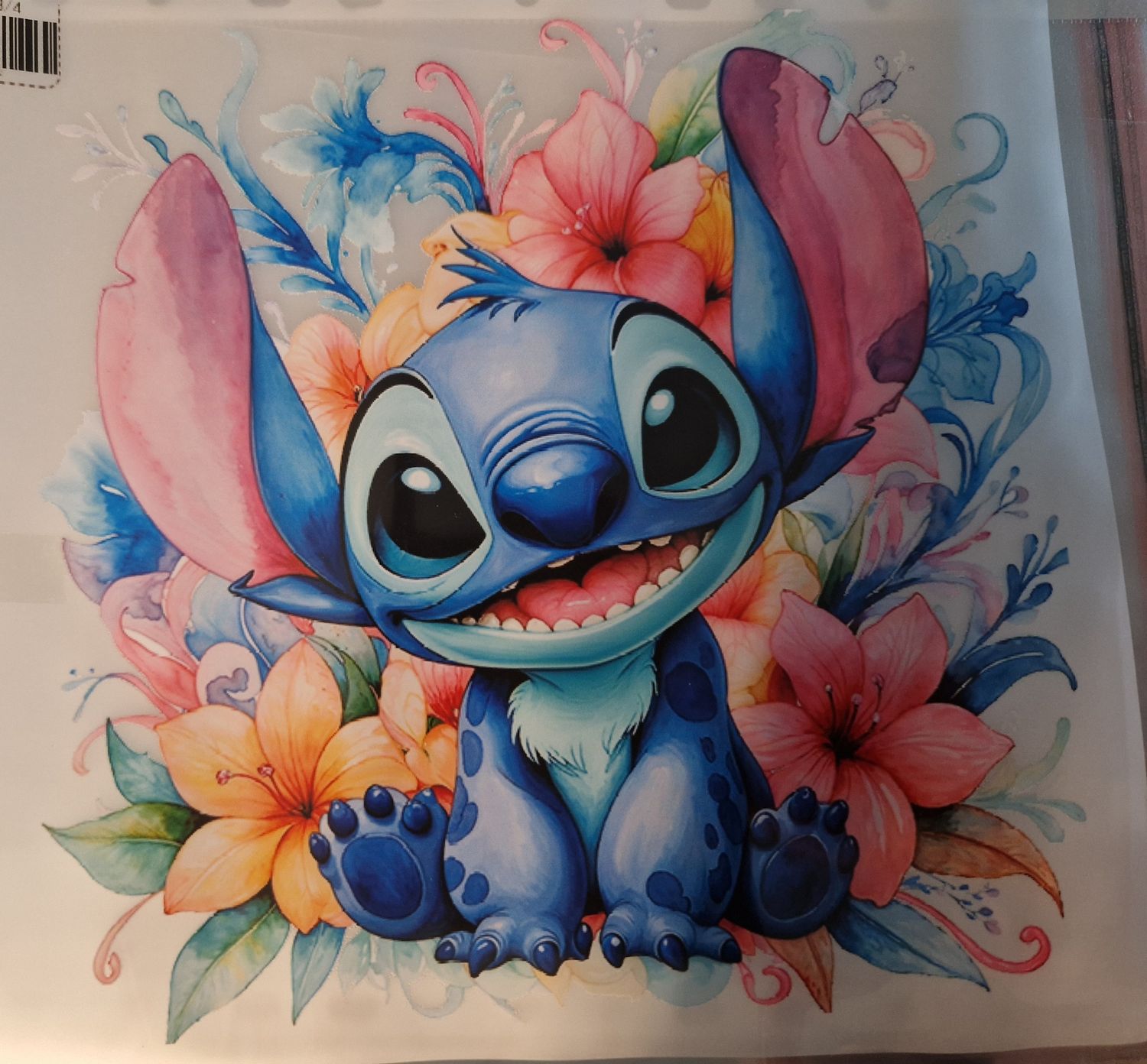 Bügelbild Stitch 22cm hoch Nr.13