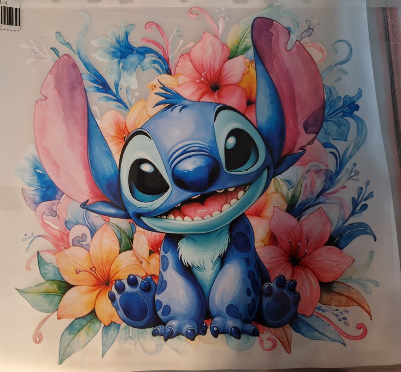 Bügelbild Stitch 22cm hoch Nr.13