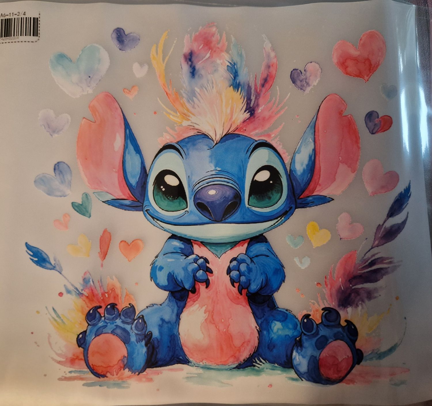 Bügelbild Stitch 22cm hoch Nr.15