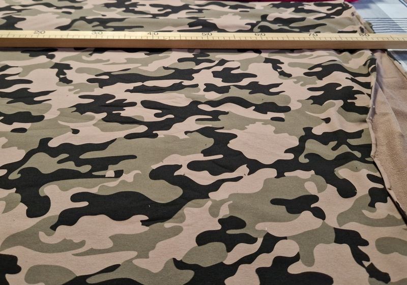 Sommersweat Camouflage 50cm x 170cm breit Sommersweat Camouflage 50cm x 170cm breit