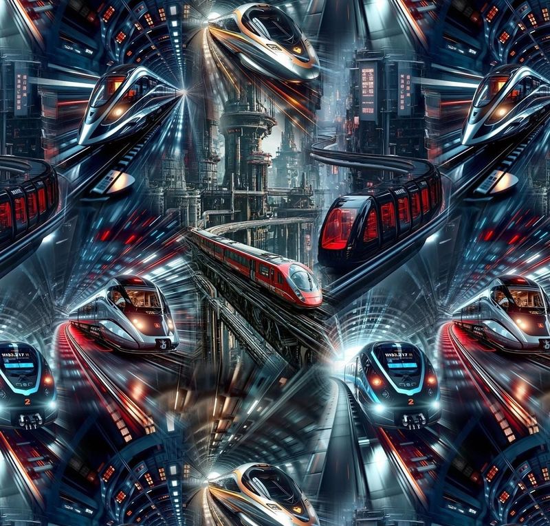 Sommersweat Züge Lokomotive 50cm x 180cm breit Sommersweat Züge Lokomotive 50cm x 180cm breit