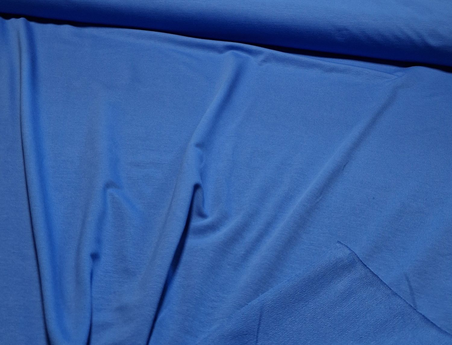 Sommersweat angeraut Blau uni 50cm x 180cm breit Sommersweat angeraut Blau uni 50cm x 180cm breit