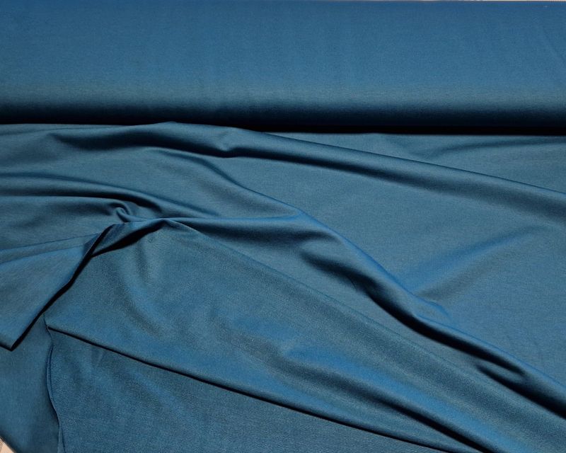 Sommersweat angeraut uni petrol 50cm x 180cm breit Sommersweat angeraut uni petrol 50cm x 180cm breit