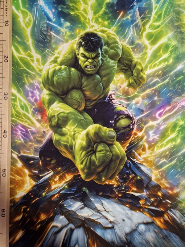 Sommersweat Hulk Panele 85x180cm Sommersweat Hulk Panele 85x180cm