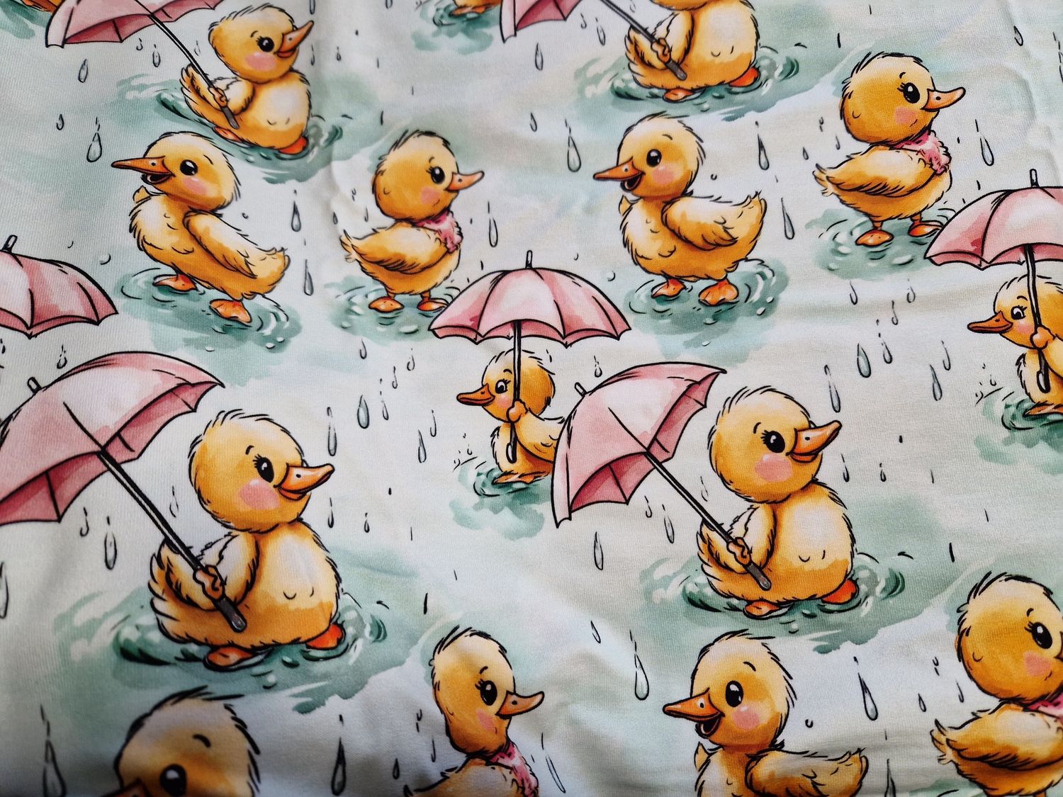 Sommersweat Enten 50cm x 180cm breit