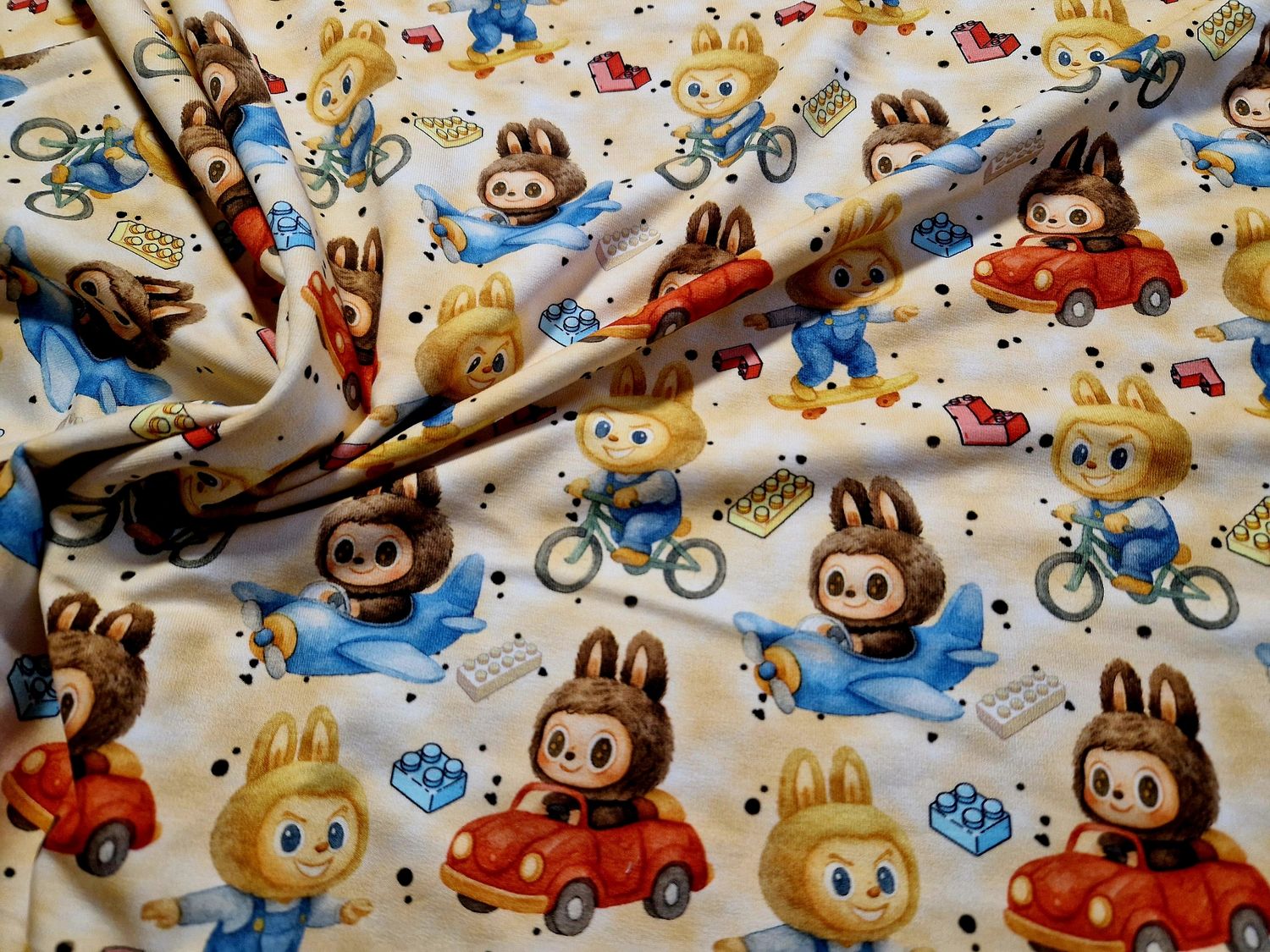 Sommersweat Labubu 50cm x 180cm breit 