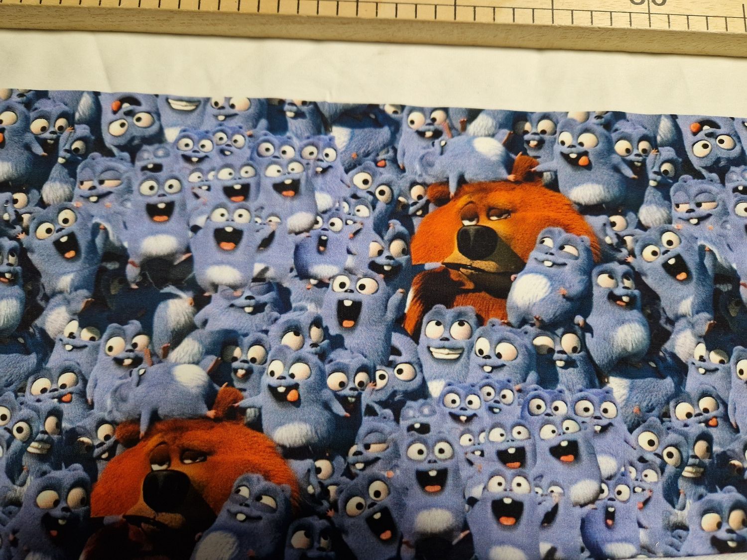 Sommersweat Lemminge 27cm x 180cm breit