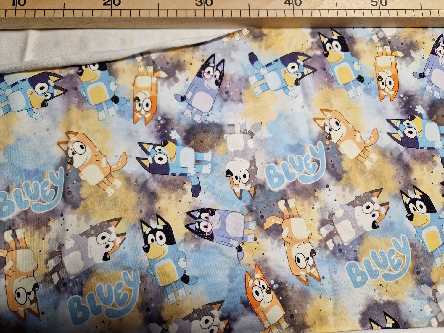 Sommersweat Bluey 37-43cm x 180cm breit Sommersweat Bluey 37-43cm x 180cm breit