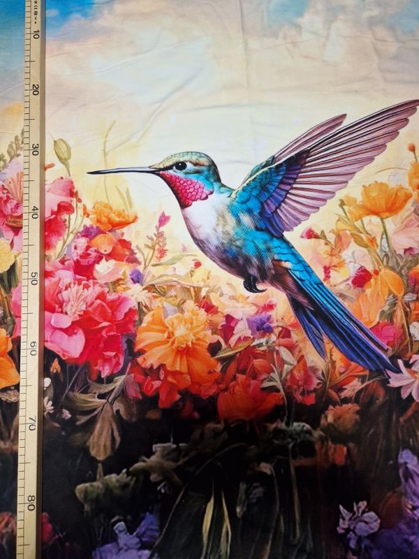 Sommersweat Kolibri Panele 95x180cm Sommersweat Kolibri Panele 95x180cm