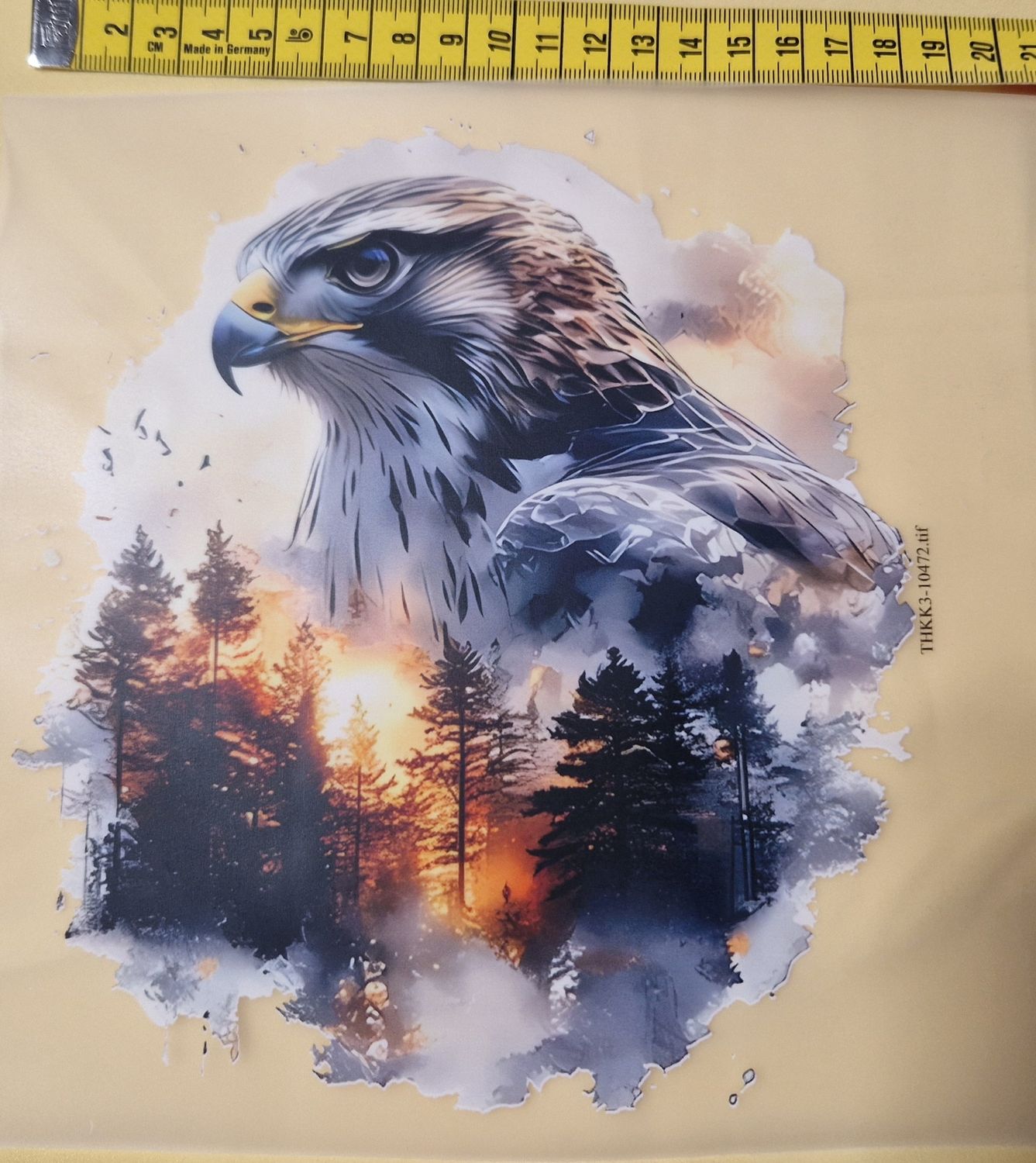 Bügelbild Adler 18cm 