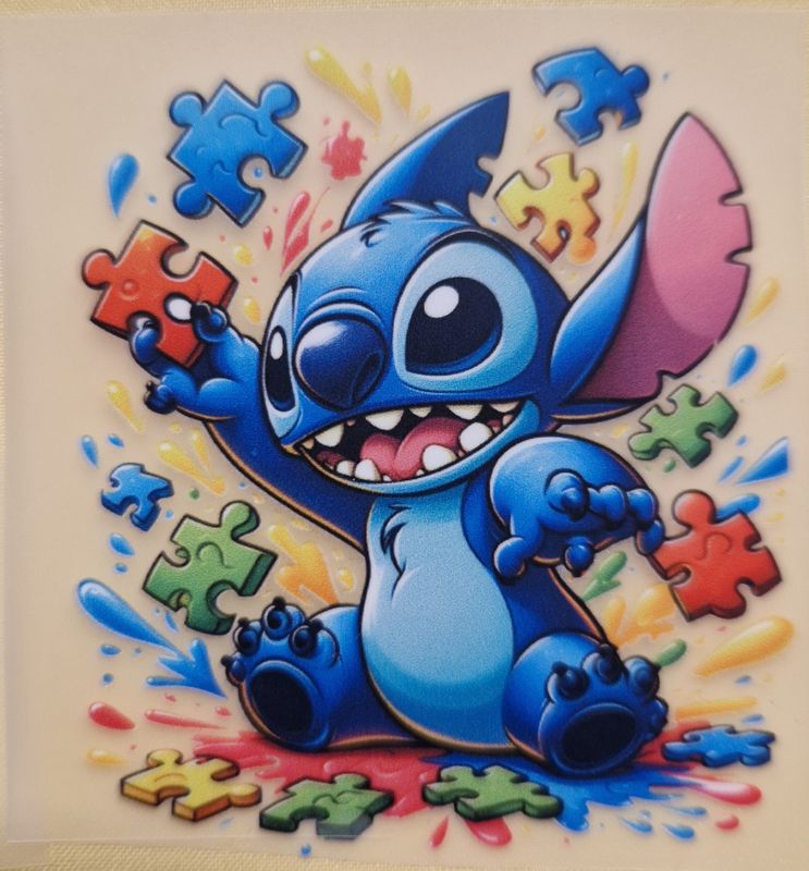 Bügelbild Stitch ca 6cm hoch