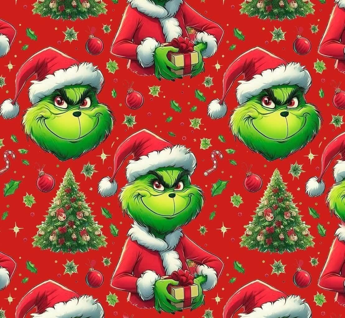 Sommersweat Grinch 50cm x 180cm breit neue Lieferung Mitte November Sommersweat Grinch 50cm x 180cm breit neue Lieferung Mitte November