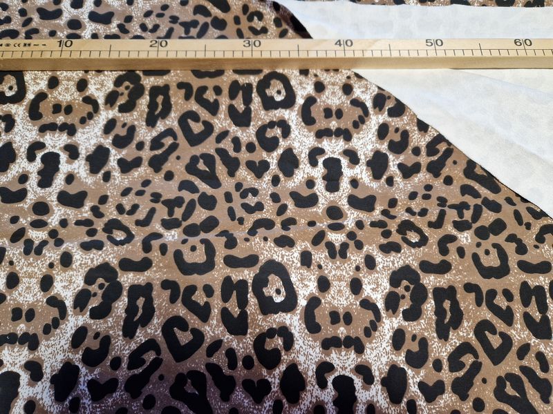 Sommersweat angeraut leo 50cm x 160cm breit Sommersweat angeraut leo 50cm x 160cm breit