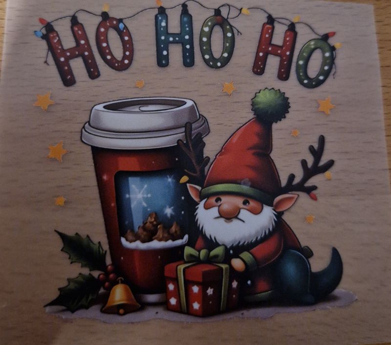 Bügelbild Wichtel Nr.4 ca 9cm