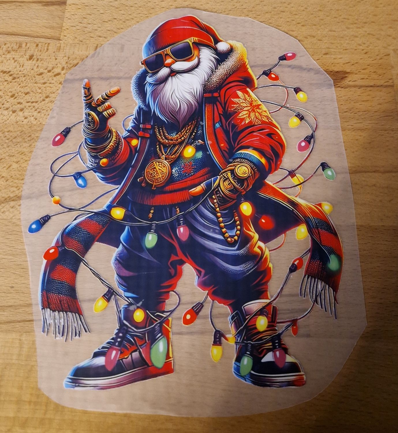 Bügelbild Weihnachten 22cm Bügelbild Weihnachten 22cm