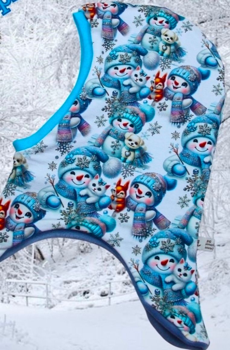 Sommersweat Schneemann 50cm x 180cm breit Sommersweat Schneemann 50cm x 180cm breit