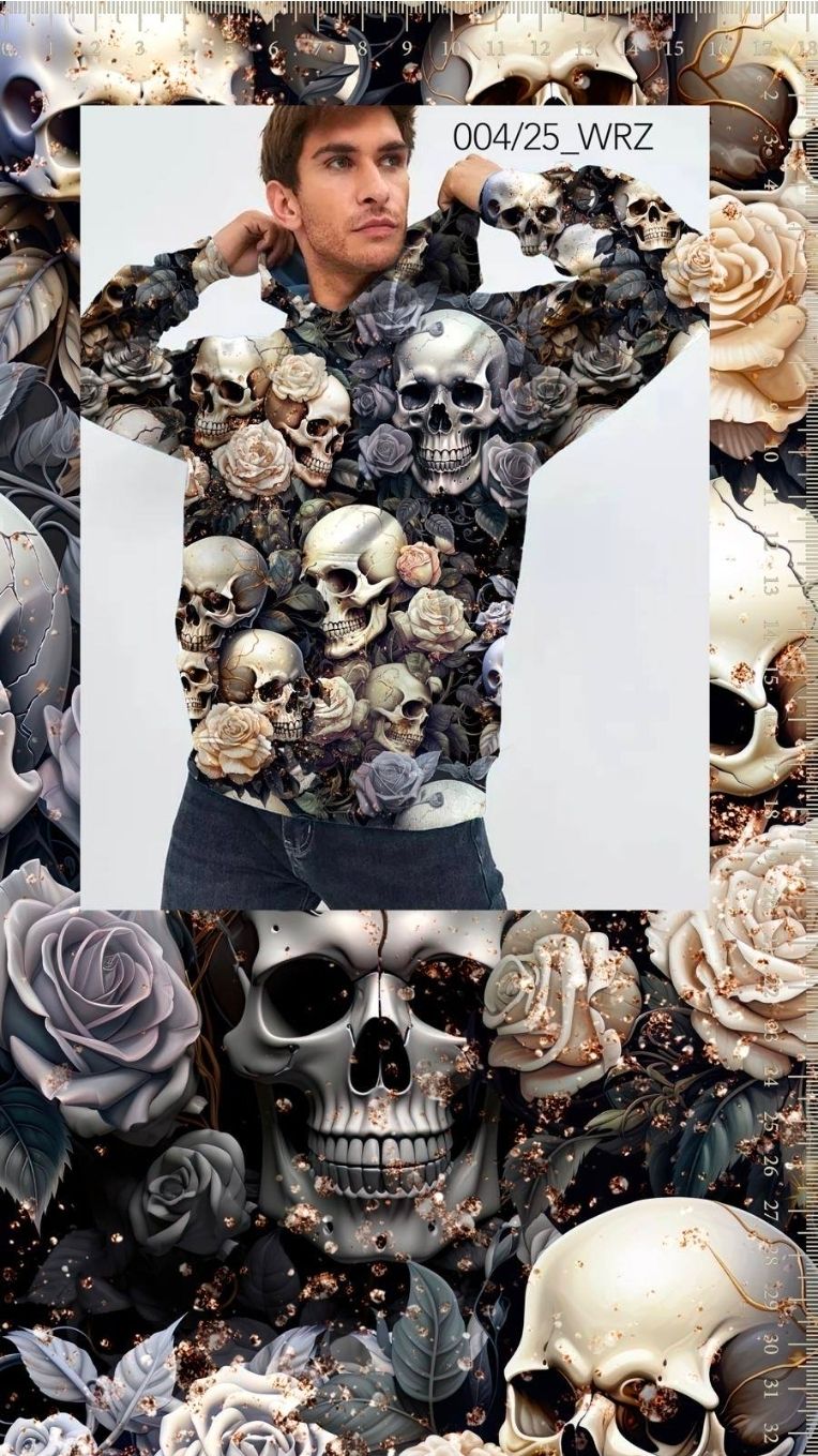 Sommersweat Skulls Blumen 50cm x 180cm breit neue Lieferung Mitte November Sommersweat Skulls Blumen 50cm x 180cm breit neue Lieferung Mitte November