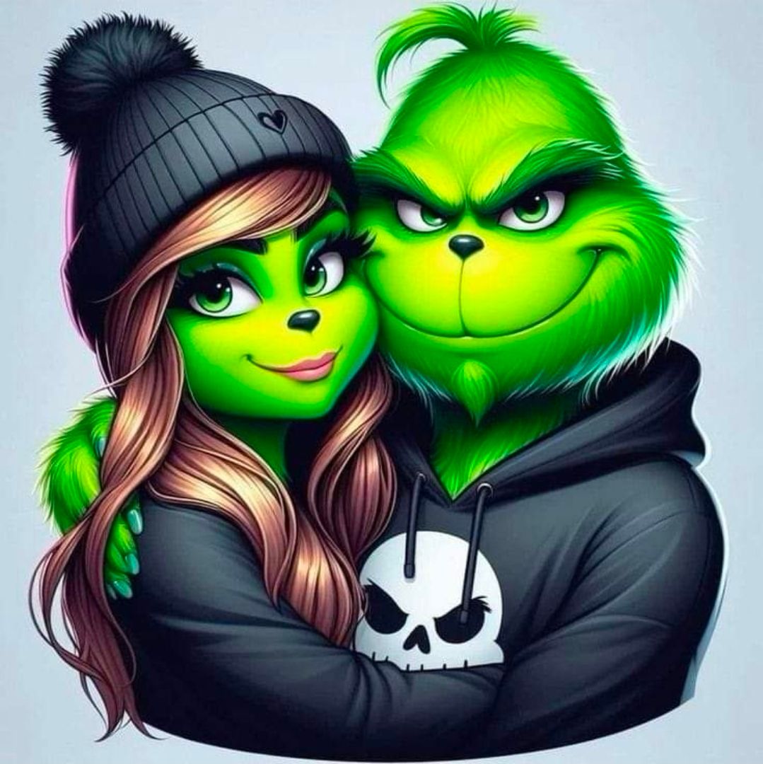 Sommersweat Panele Grinch Weihnachten 60x80cm Sommersweat Panele Grinch Weihnachten 60x80cm