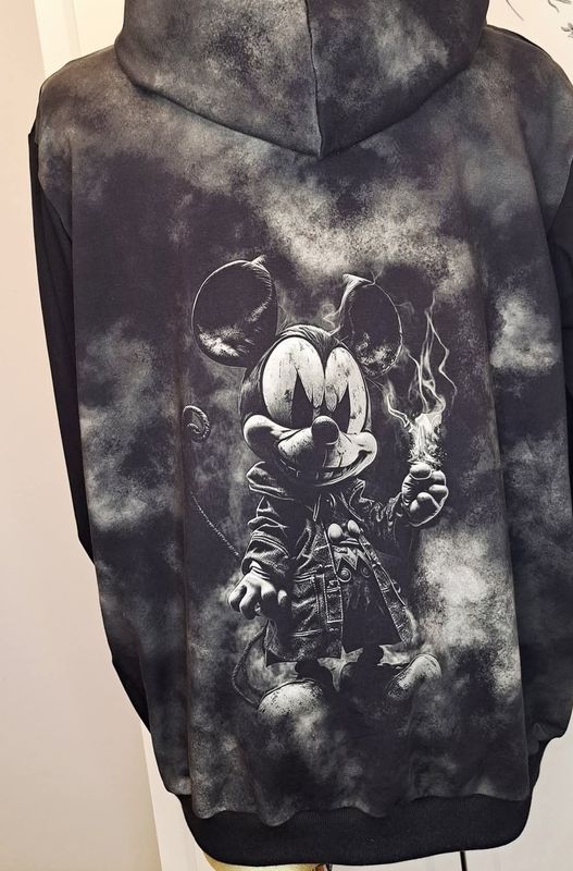 Sommersweat Micky Maus Panele 80x180cm 