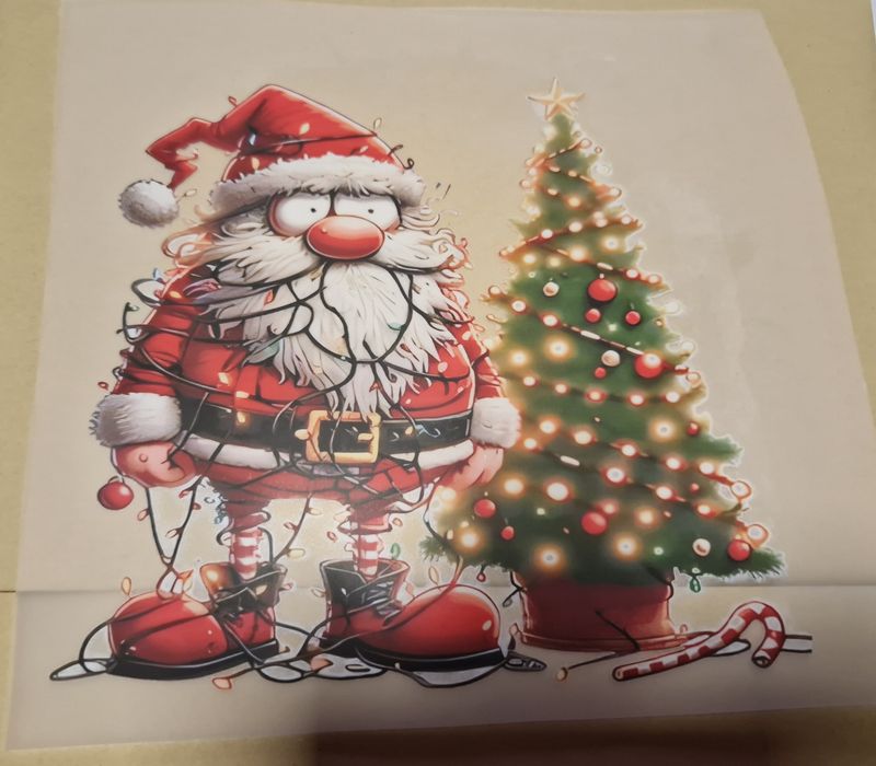 Bügelbild Weihnachtsmann Nr.2 - 22cm