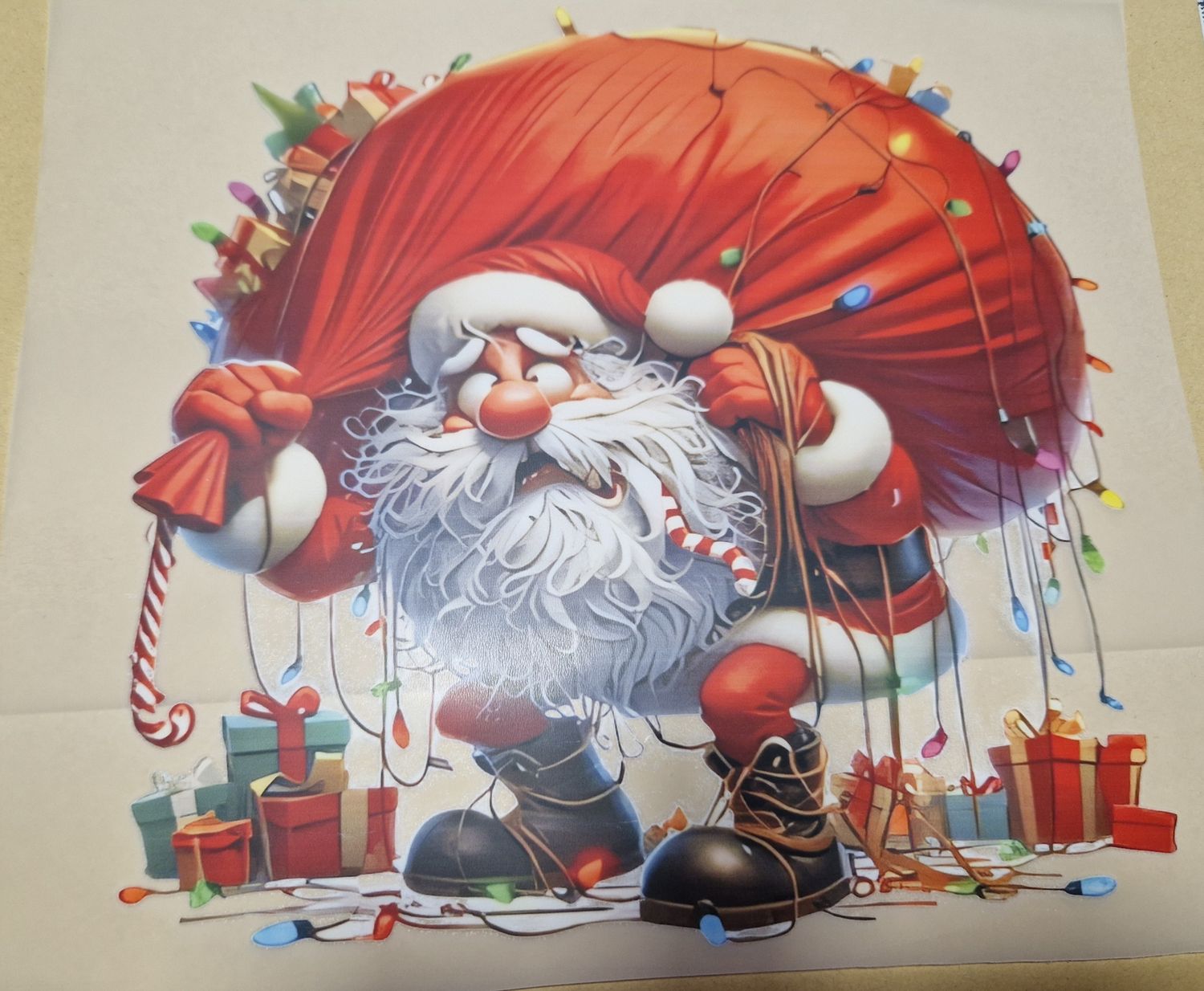 Bügelbild Weihnachtsmann Nr.6 - 22cm Bügelbild Weihnachtsmann Nr.6 - 22cm