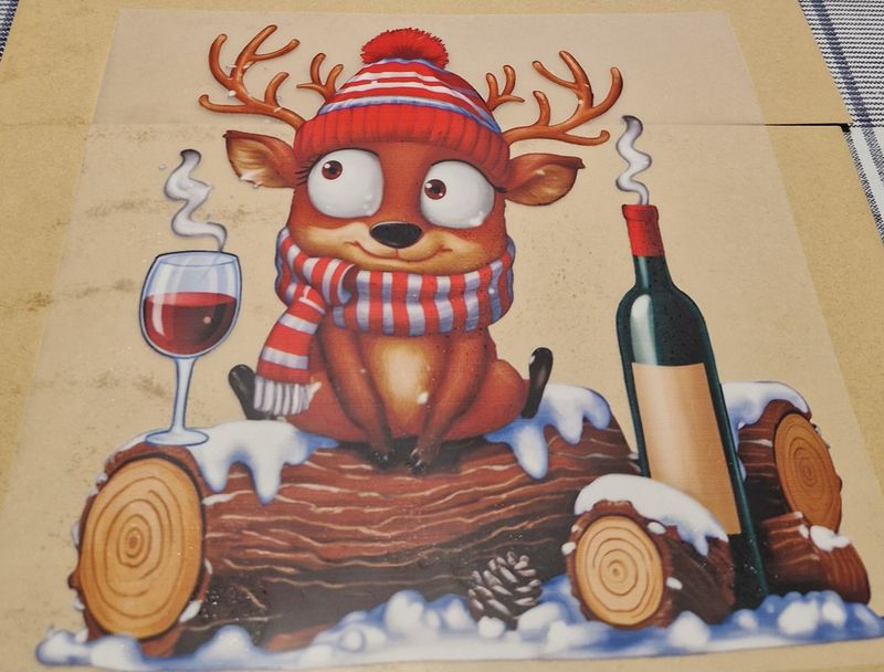 Bügelbild Rentier Nr.2 - 22cm