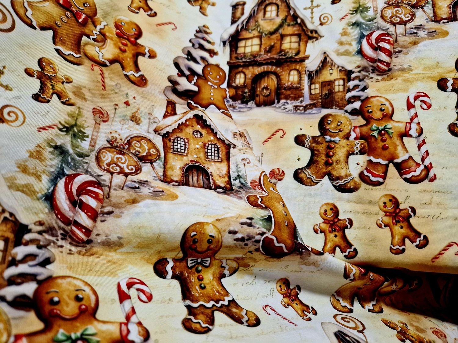 Sommersweat Lebkuchen 50cm x 180cm breit Sommersweat Lebkuchen 50cm x 180cm breit