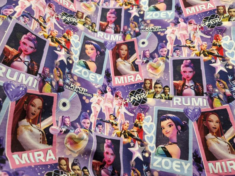 Sommersweat KPop 50cm x 180cm breit