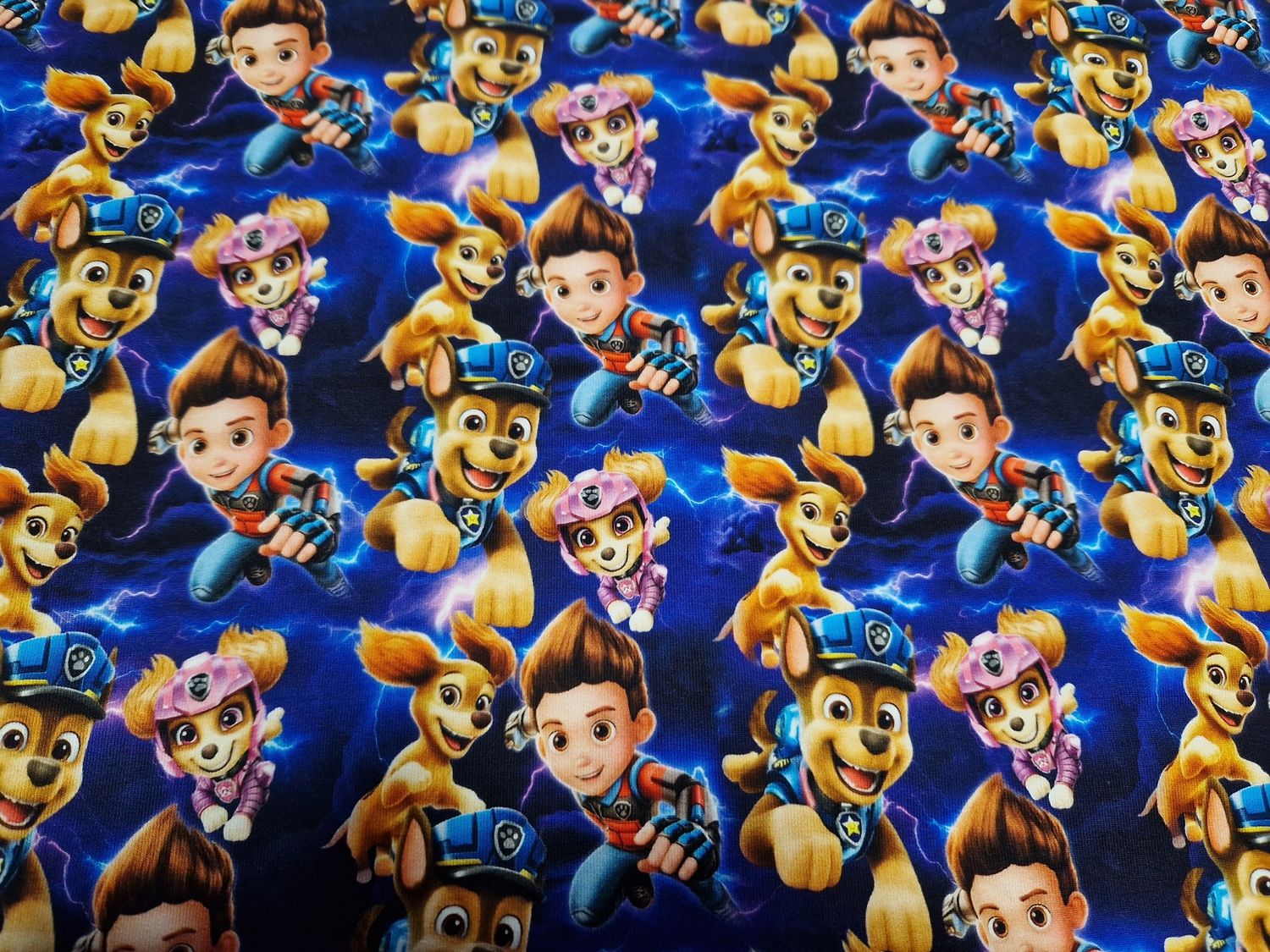 Sommersweat Paw Patrol 50cm x 180cm breit Sommersweat Paw Patrol 50cm x 180cm breit