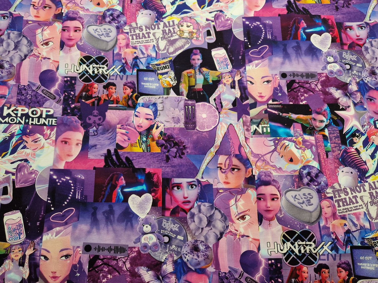 Jersey Digitaldruck KPop 50cm x180cm breit Jersey Digitaldruck KPop 50cm x180cm breit