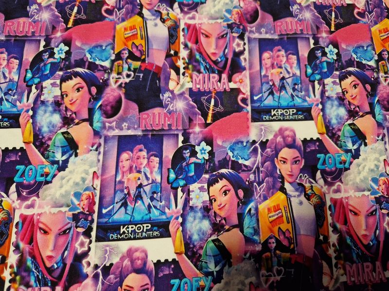 Sommersweat KPop 50cm x 180cm breit 