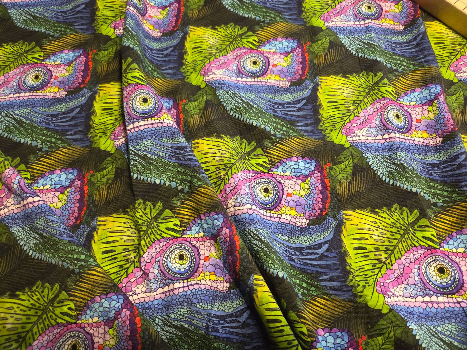 Jersey Digitaldruck Echsen 95cm x180cm breit