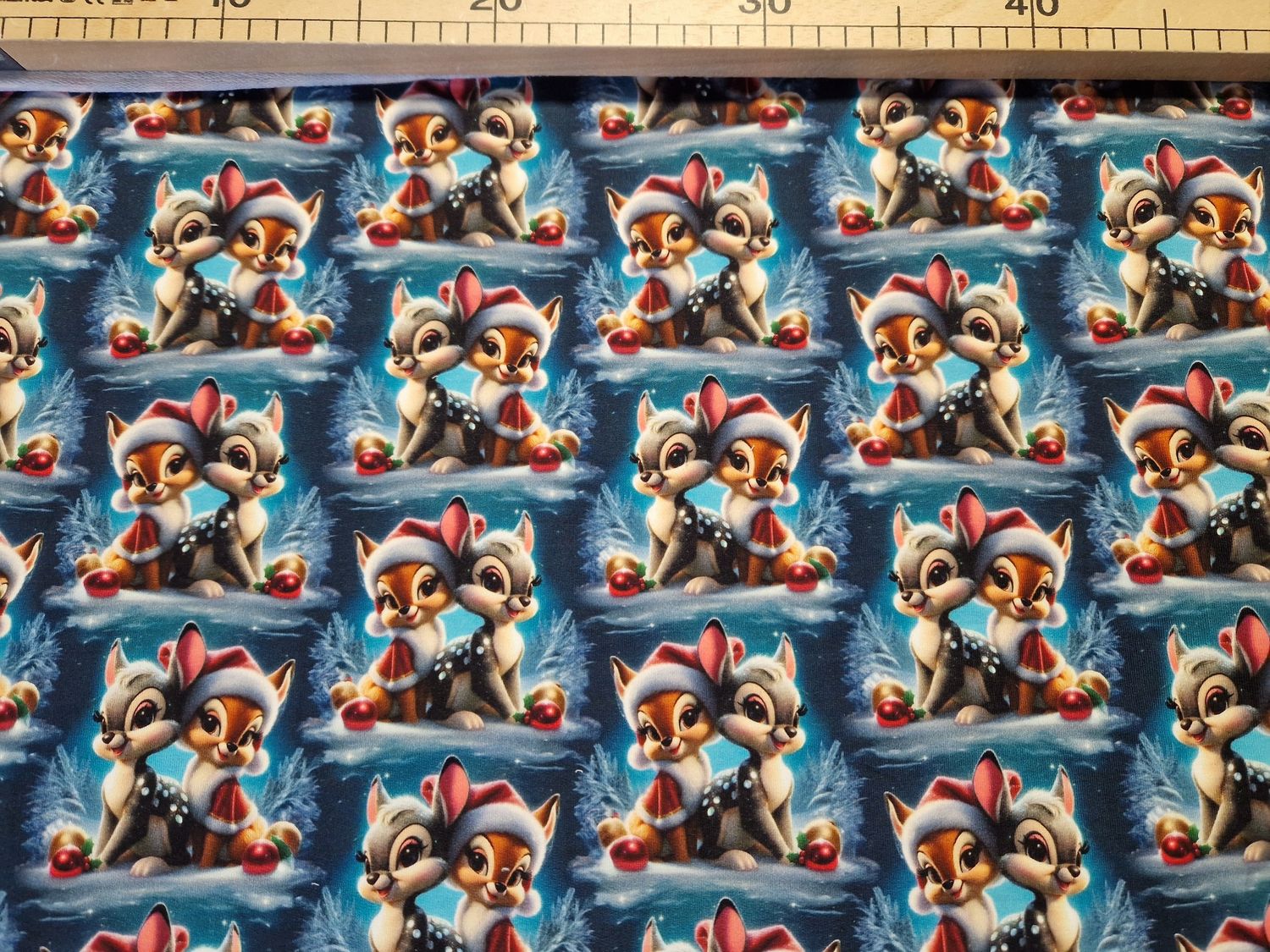 Sommersweat Waldtiere 42cm x 180cm breit