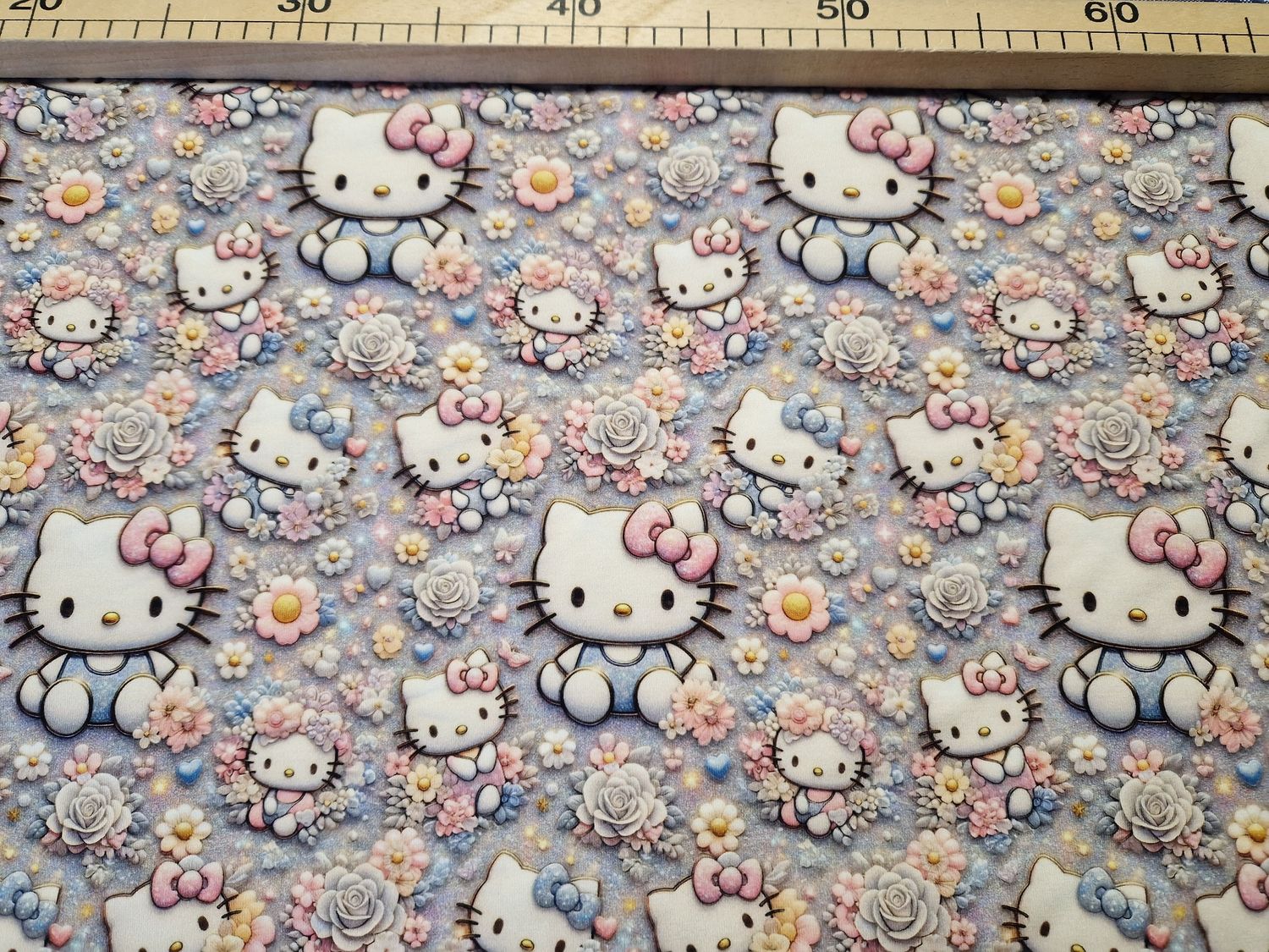 Sommersweat Katzen 42cm x 180cm breit