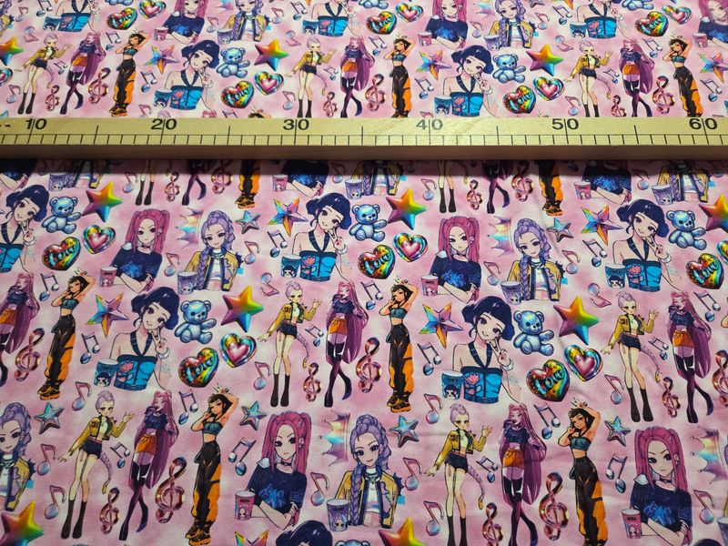 Sommersweat KPop 50cm x 180cm breit Sommersweat KPop 50cm x 180cm breit