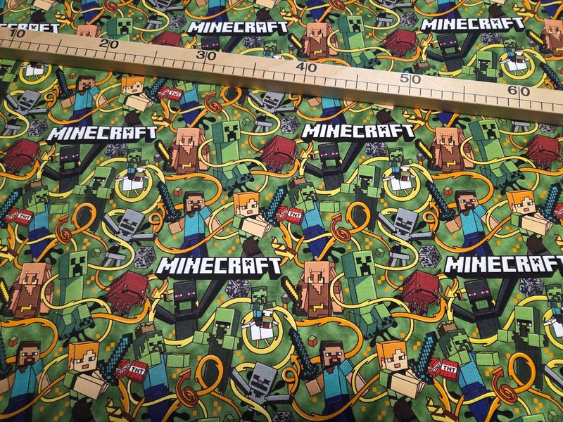 Sommersweat Minecraft 50cm x 180cm breit 