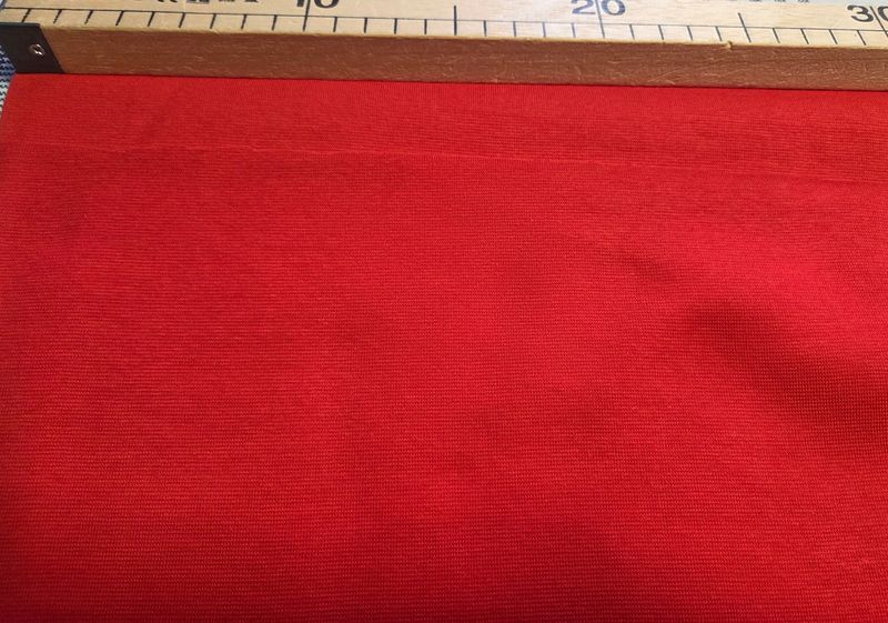 Bündchen Rot 10cm x 70cm breit