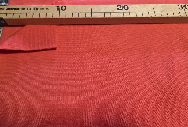 Bündchen Koralle 10cm x 70cm breit