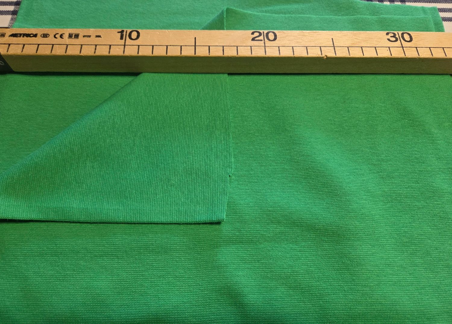 Bündchen Grün 10cm x 70cm breit